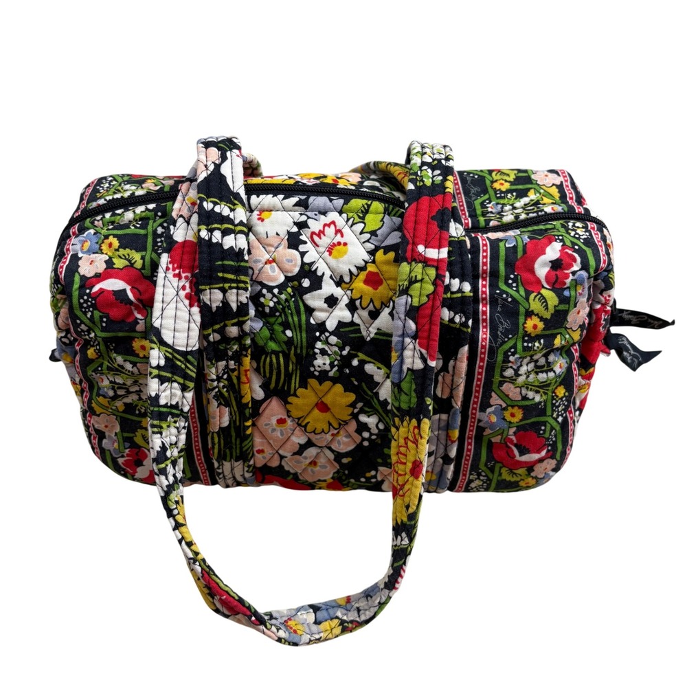 Vera Bradley 100 Duffel Bag in Poppy Fields